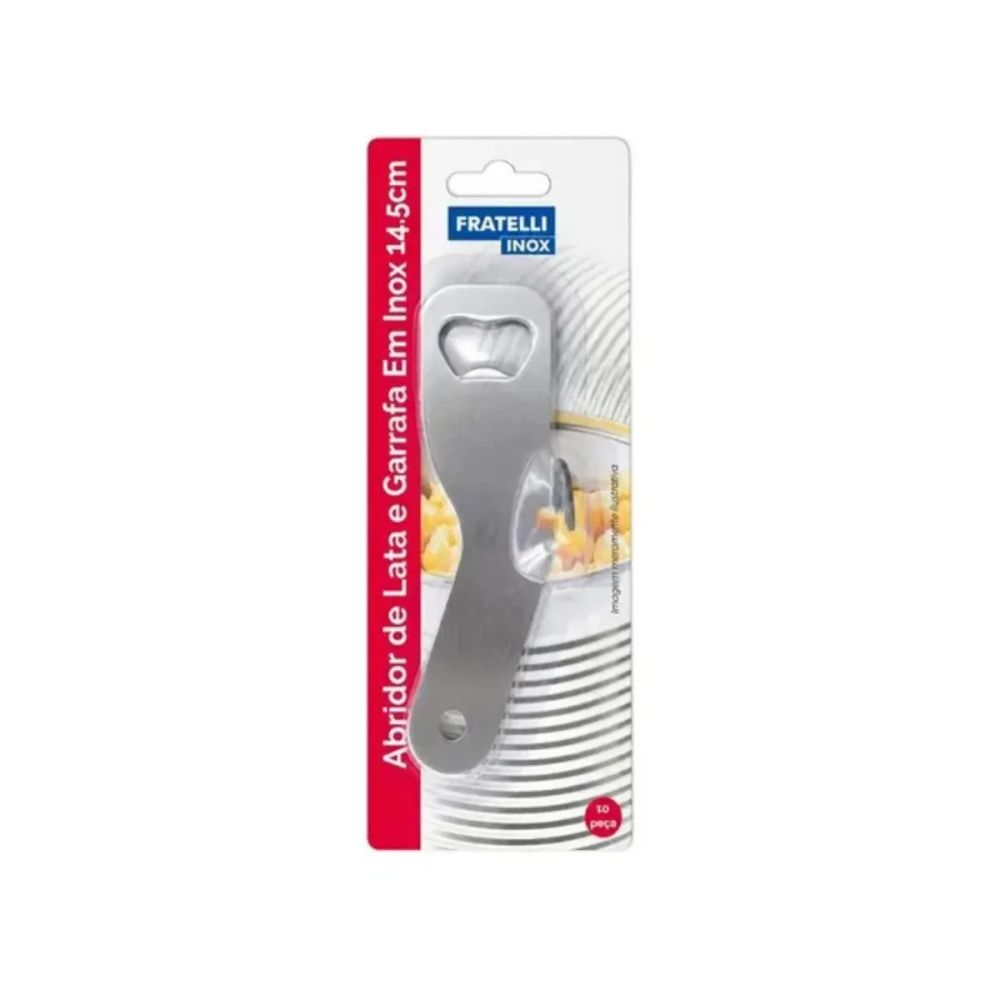 Abridor de Lata e Garrafa Em Inox 5cm — imagem 2