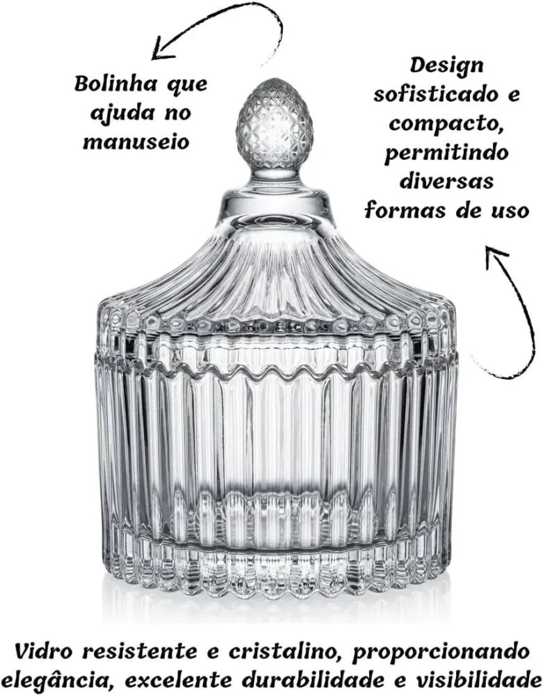 Bomboniere de Cristal Carrossel — imagem 2