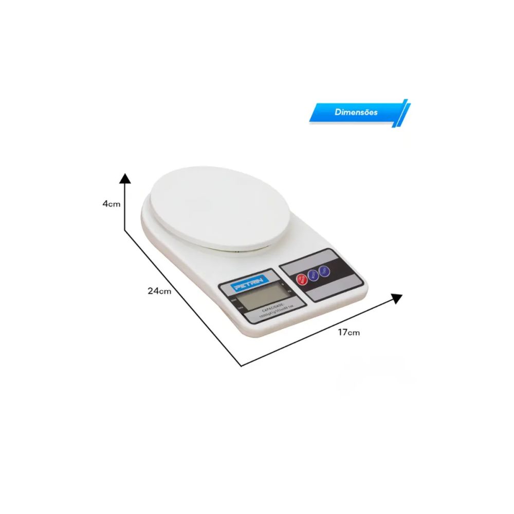 Balança Digital de Cozinha - Pesa Até 10Kg — imagem 4