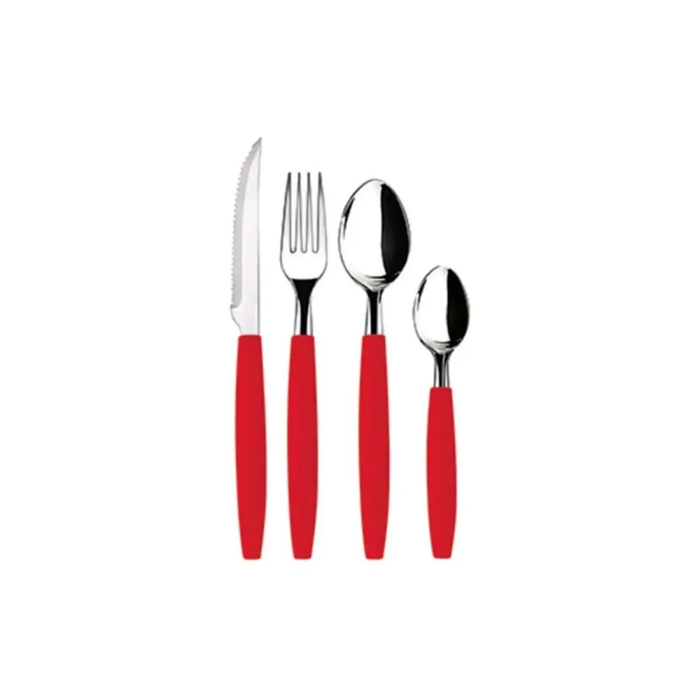 Conjunto de Talheres Caprese Wind 25 Peças Vermelho — imagem 2
