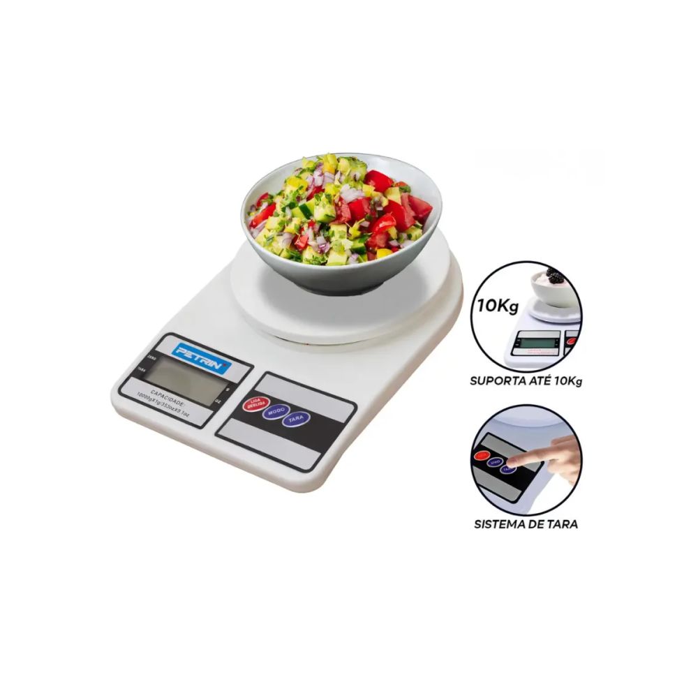 Balança Digital de Cozinha - Pesa Até 10Kg — imagem 2