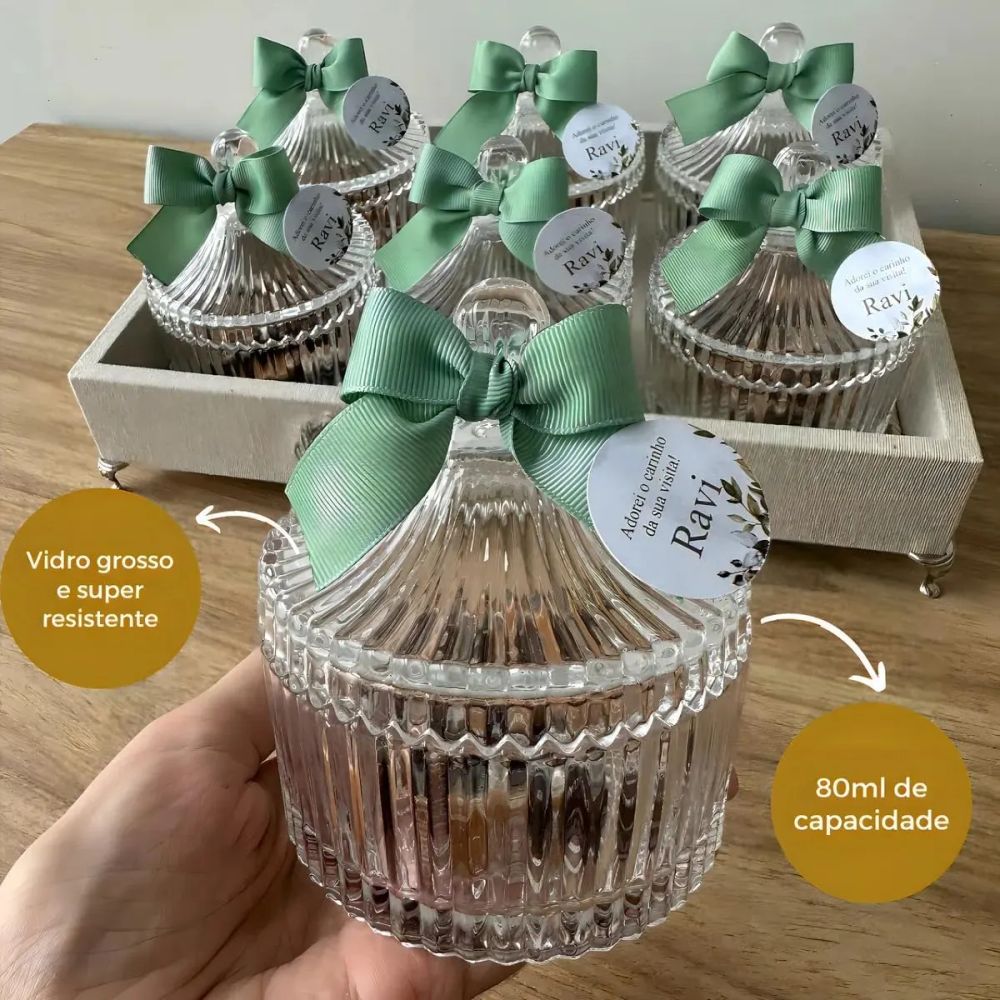 Bomboniere de Cristal Carrossel — imagem 7