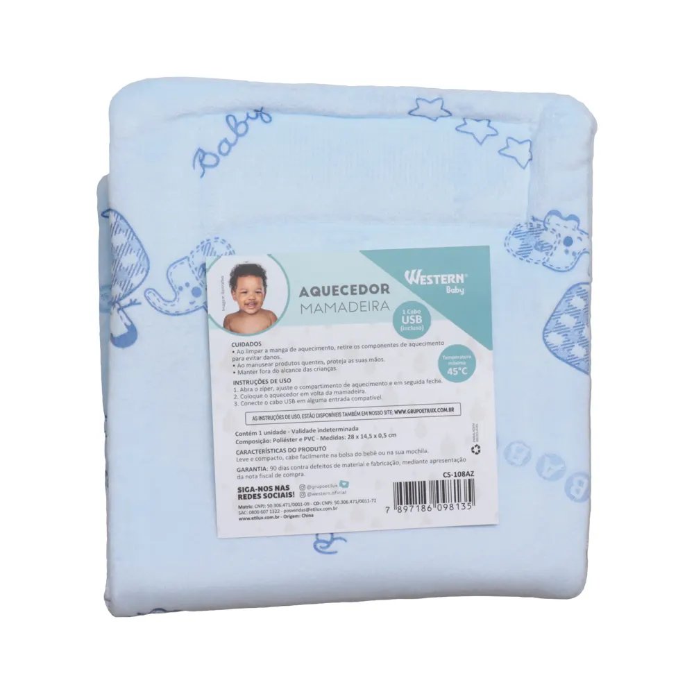 Aquecedor Mamadeira Azul USB — imagem 2