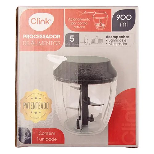 Processador Mixer Plástico 12,5 cm x 13,5 cm x 14,5 cm 900 Ml — imagem 3