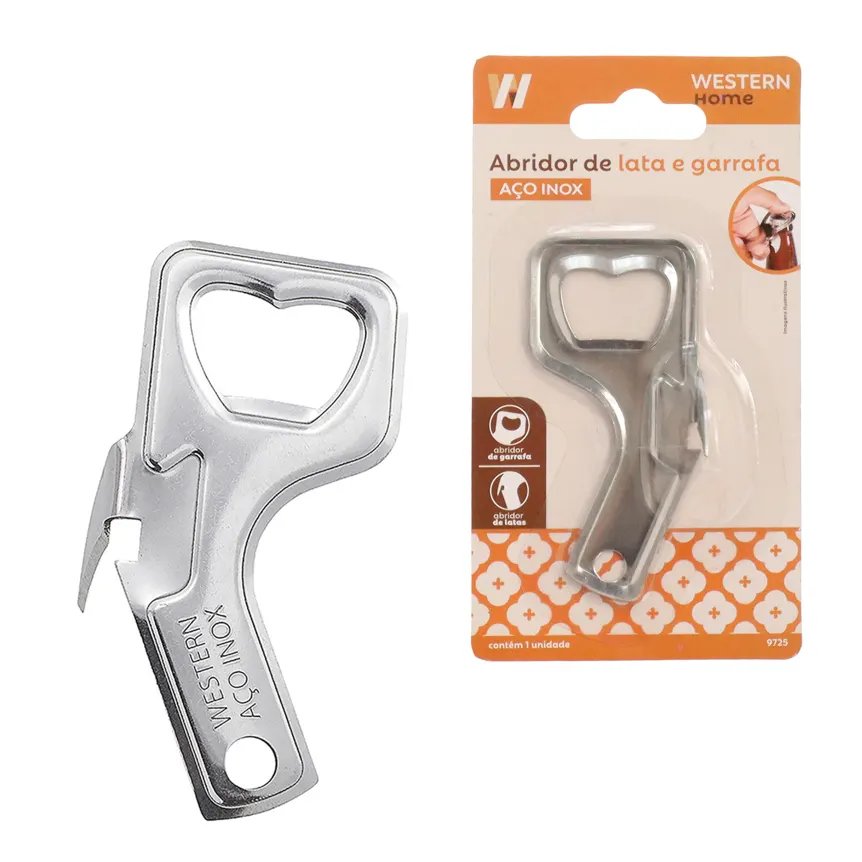 Abridor de Lata Garrafa Inox — imagem 2