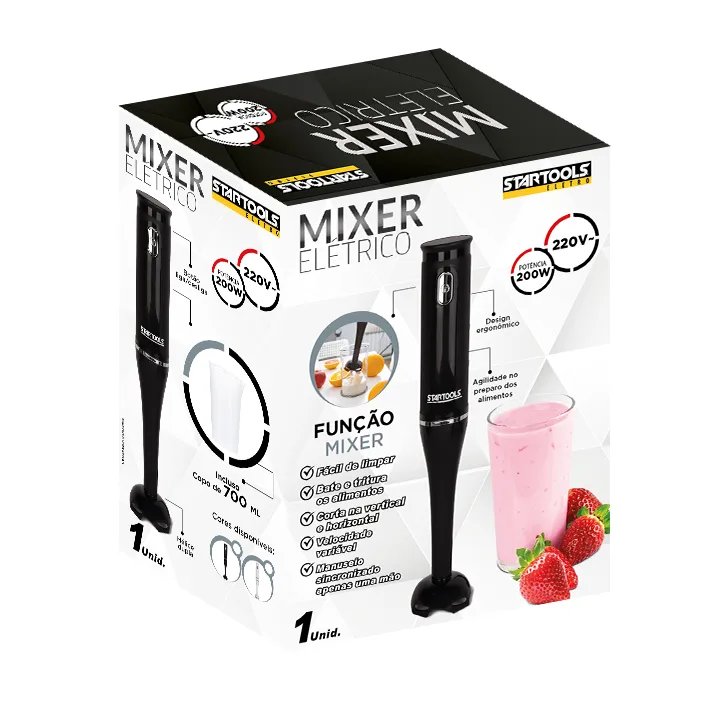 Mixer/Misturador de Mão Profissional 127V 200W — imagem 5