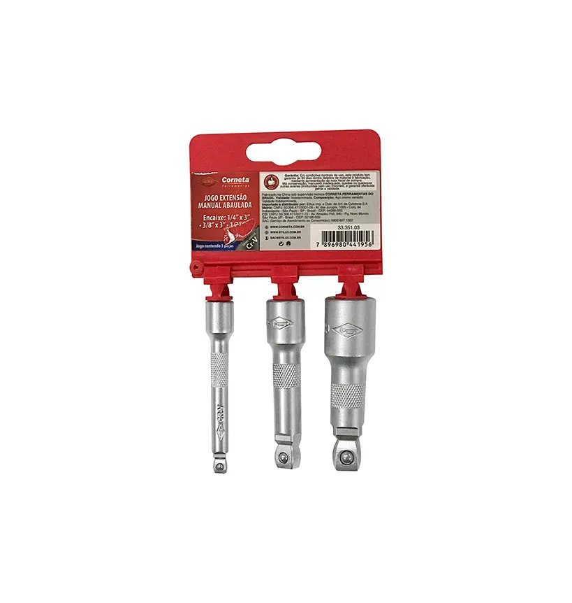 Extensão Manual Abaulado 3" 3 Peças — imagem 3