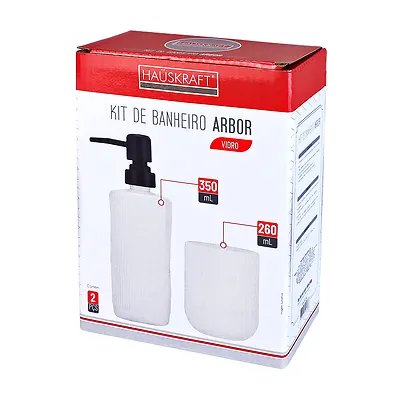 Kit Banheiro Arbor Branco 2 Peças — imagem 3