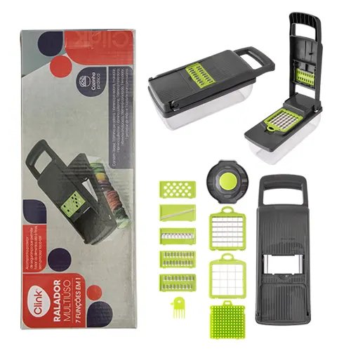KIT 12 Pçs Picador Ralador Plástico Abs 31,5 cm x 11 cm x 11 cm — imagem 2