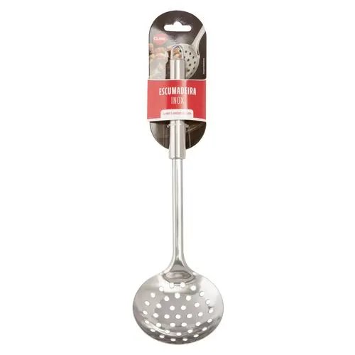 Escumadeira Aço INOX 32 cm 9,3 cm x 1,8 cm — imagem 2
