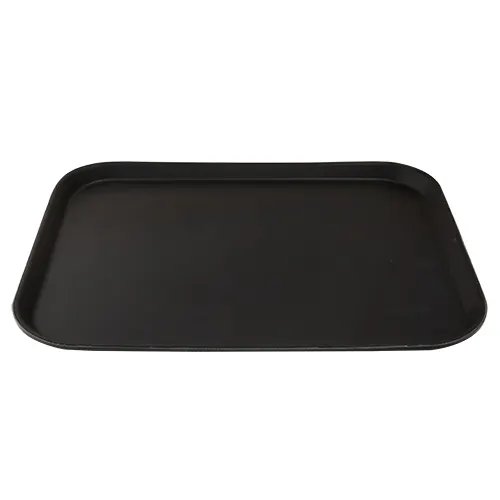 Bandeja Retangular Antiderrapante Plástico Pp, Borracha 36 cm x 46 cm x 2 cm — imagem 2