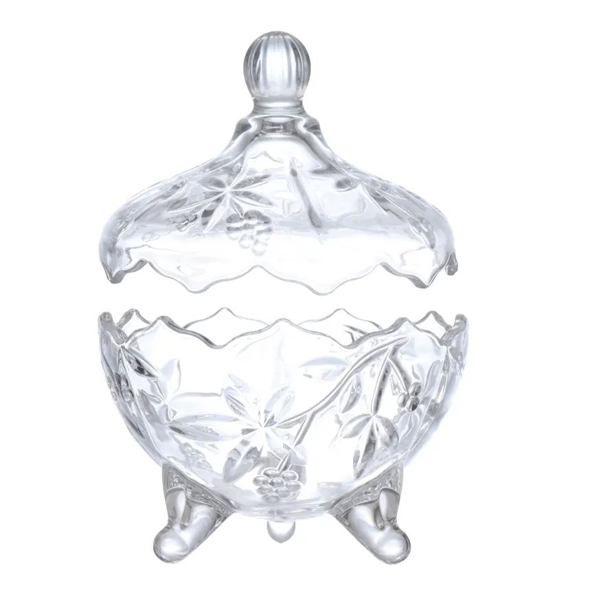 Potiche Decorativo Vidro Zoe 17,5cm — imagem 2
