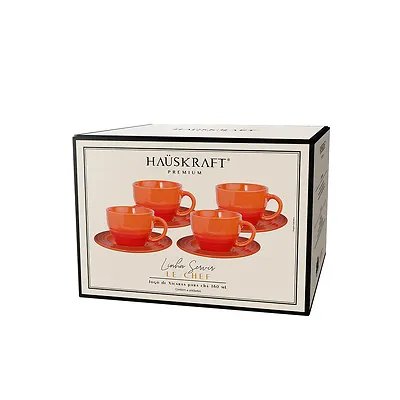 Xícara de Chá Le Chef Laranja 160ml 4 Peças — imagem 3