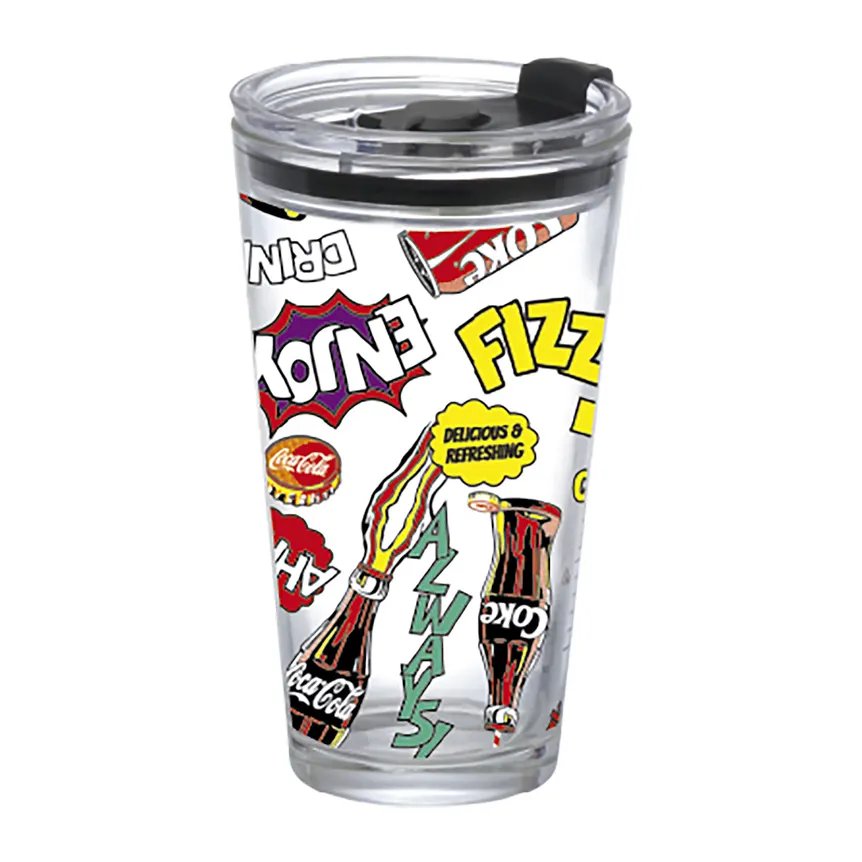 Copo para Drink com Canudo Coca Fiz 450ml — imagem 2