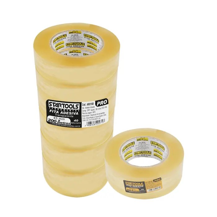 Fita Adesiva Transparente 200 Metros X 45mm 40 Microns — imagem 2