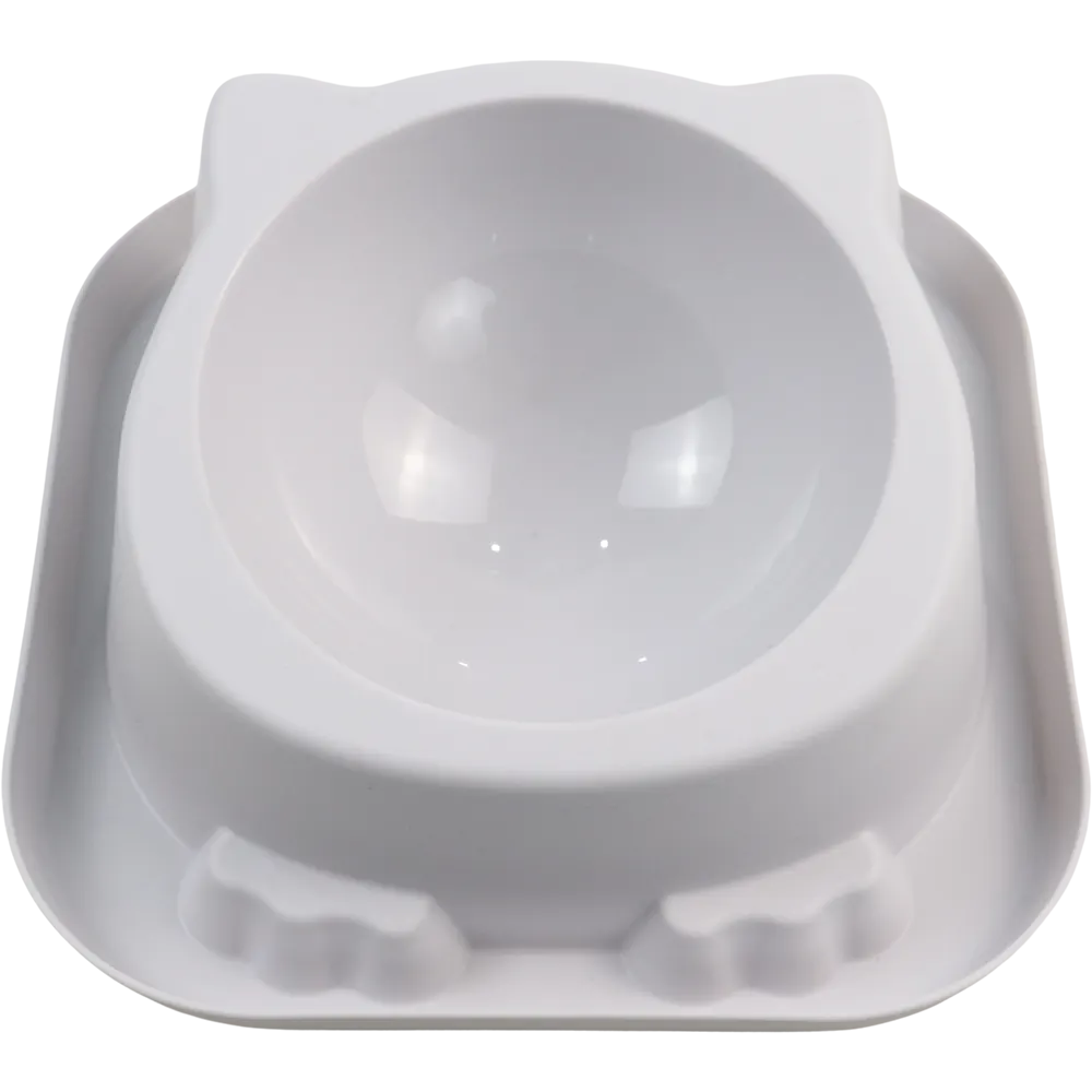 Comedouro Pet Gatinho Anti-Formiga 200ml Sortido 21X21X8cm