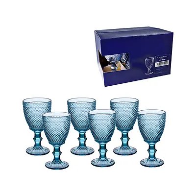 Taça Água/Vinho BJ Azul 320ml 6 Peças — imagem 2