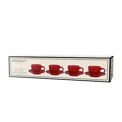 Xícara de Café Le Chef Vermelha 90ml 4 Peças — imagem 3