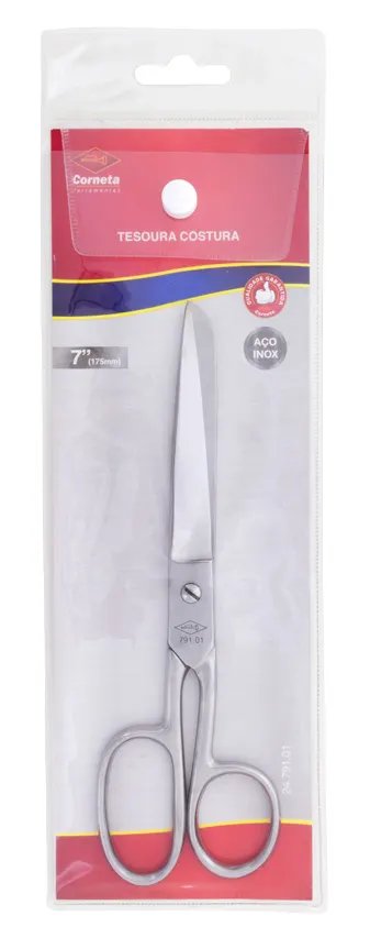 Tesoura Tradicional Costura 7" — imagem 3