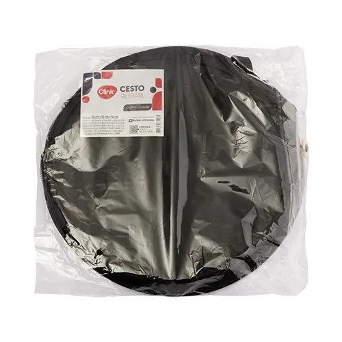 Cesto Retratil Poliéster e Aço 36 cm x 36 cm x 58 cm — imagem 2