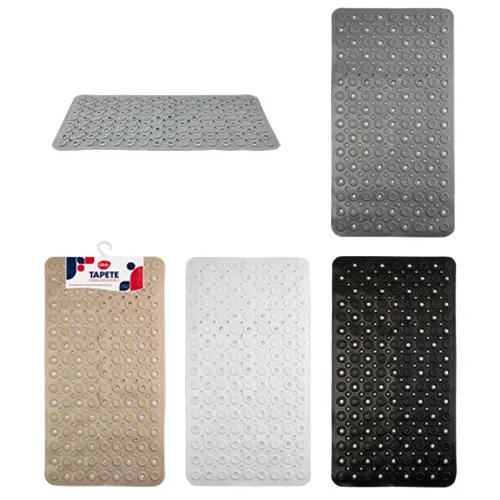 Tapete Banheiro Plástico PVC 37 cm x 67 cm x 1 cm — imagem 2
