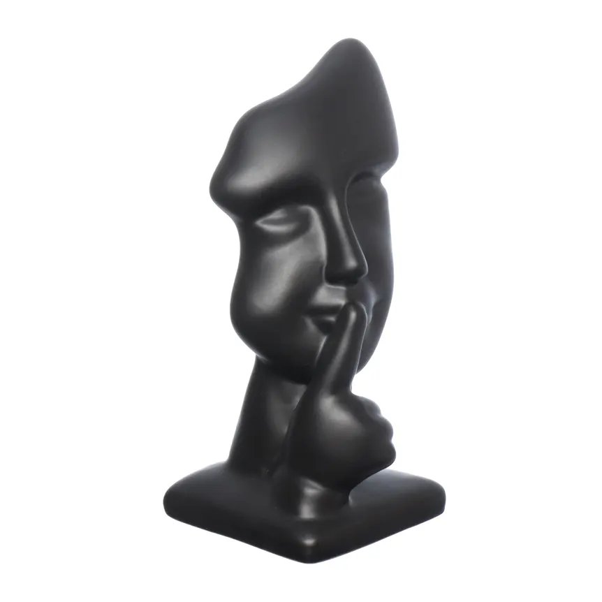 Figura Rosto Preta 150mm — imagem 2