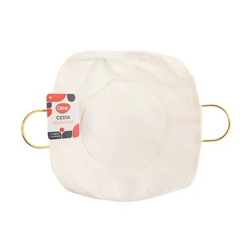 Cesta Aramada Ferro e Poliéster 30,5 cm x 24,5 cm x 10 cm — imagem 2