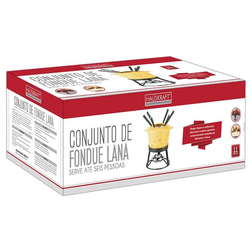 Fondue Lana Cerâmica Jogo 11 Peças — imagem 3