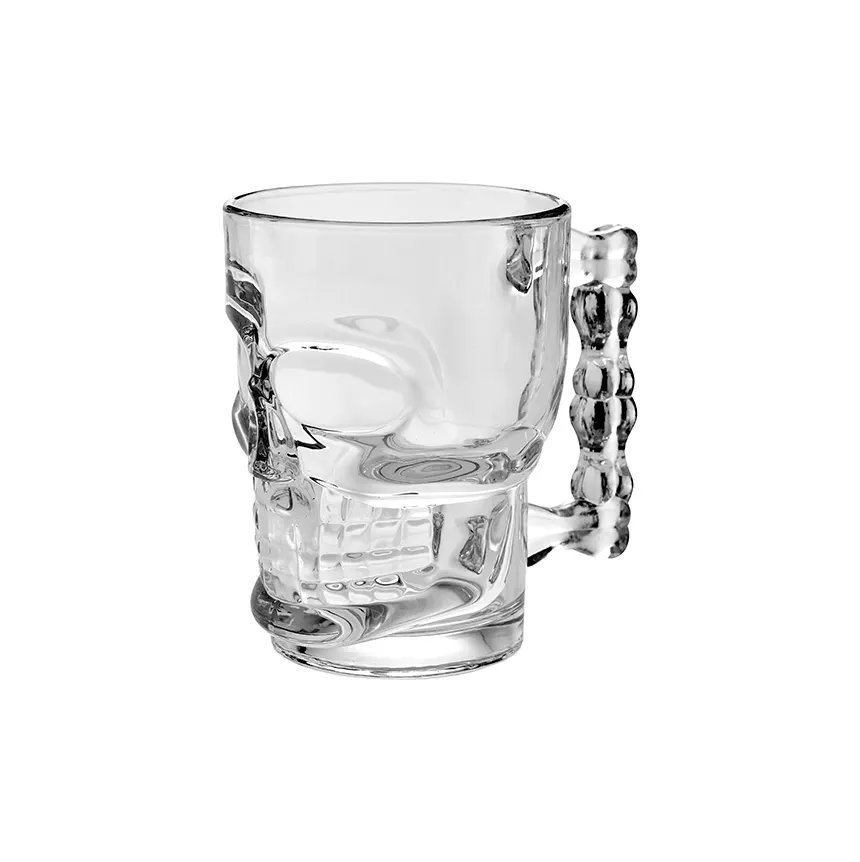 Caneca Caveira Transparente 500ml — imagem 2
