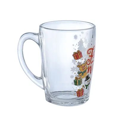 Caneca Vidro Noel Natal 350ml — imagem 4