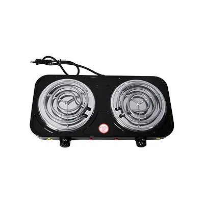 Fogão Elétrico Duplo Preto 127V — imagem 5