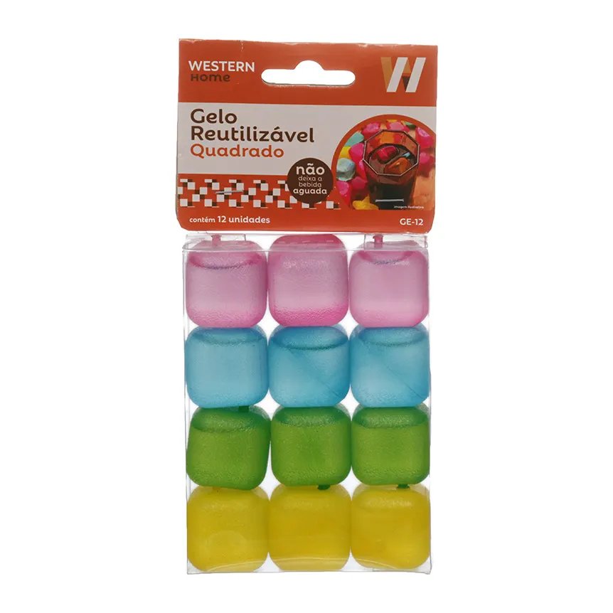 Gelo Reutilizável Quadrado 12 Peças — imagem 4