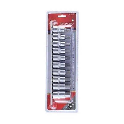 Soquete Bits Hexagonal Curto 1/2 10 Peças — imagem 6