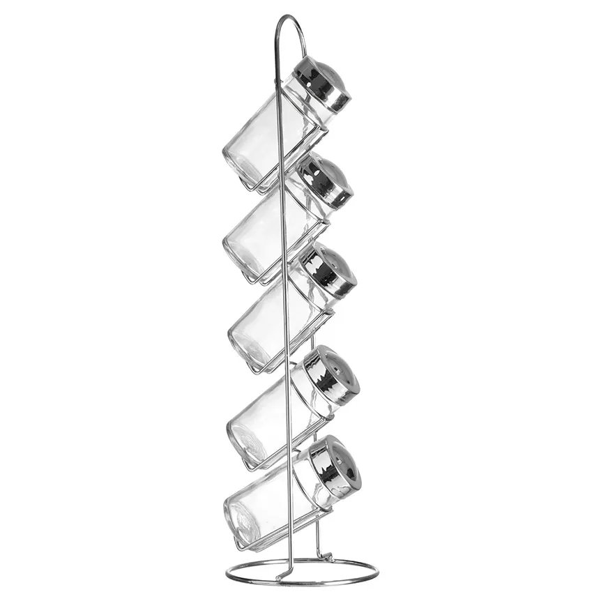 Porta-Condimentos 5 Peças com Suporte Vert — imagem 3
