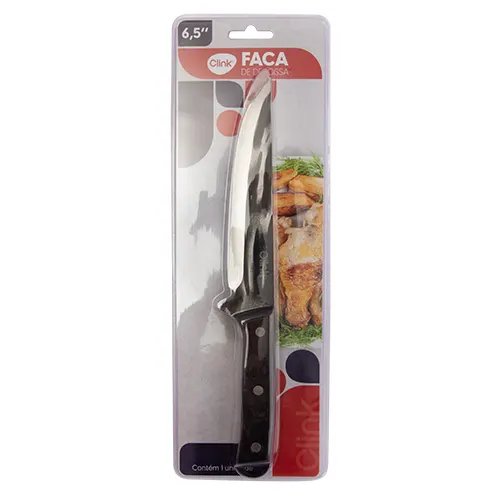 Faca Desossa Madeira e Aço 28 cm x 4 cm x 2 cm — imagem 2