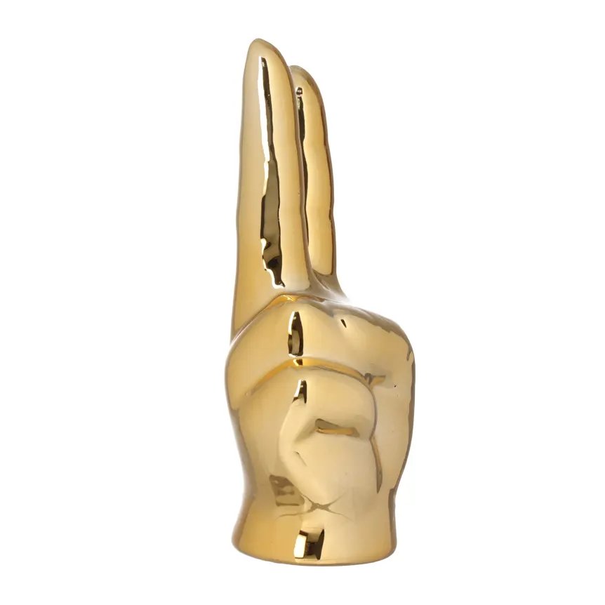 Figura Paz Amor Dourada 130mm — imagem 2