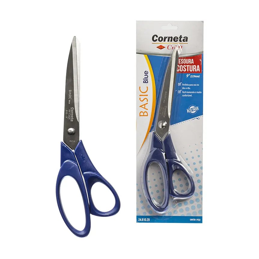 Tesoura Basic Blue Costura 9" — imagem 2