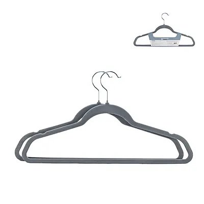 Jogo 2 Cabides Cinza 45cm — imagem 3
