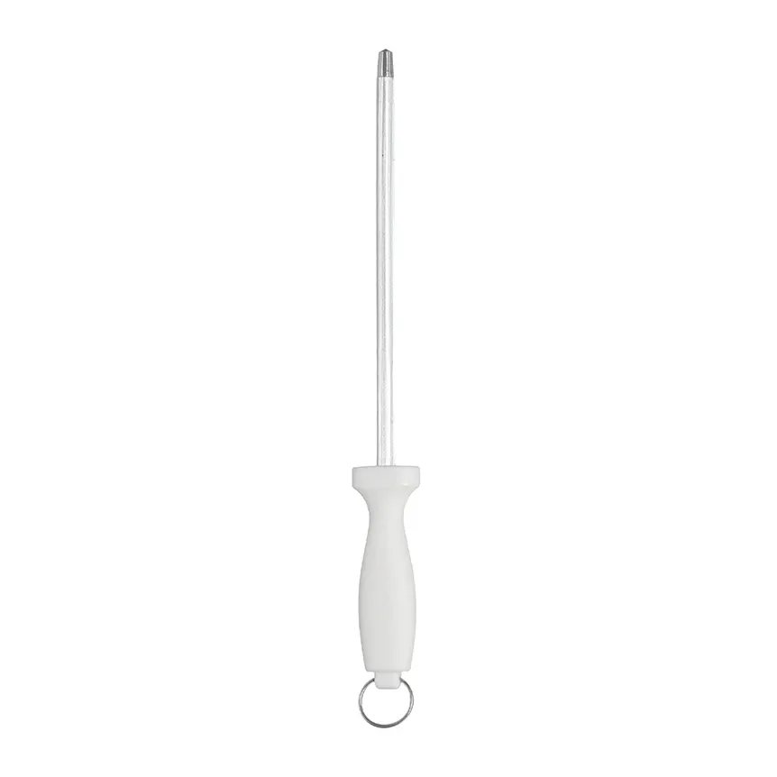 Chaira Inox Cabo Oval Branca Facile 8" — imagem 2