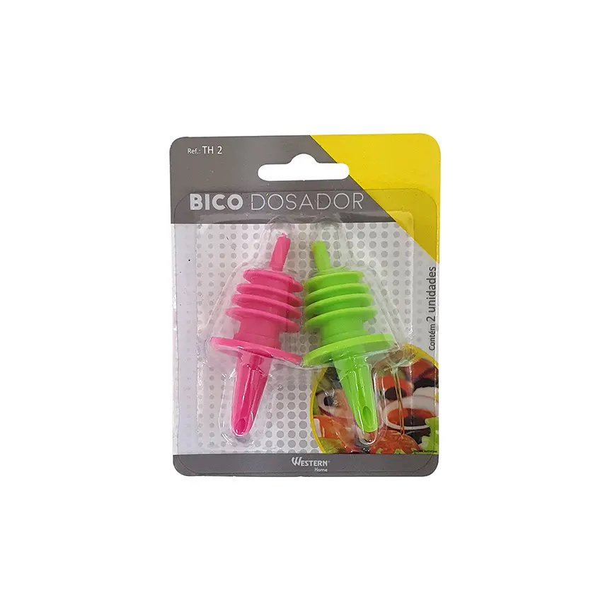 Jogo 2 Bicos Dosadores Coloridos — imagem 2