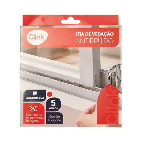 Fita Vedacão Autoadesiva Antirruido Plástico PP 0,7 cm x 0,8 cm x 5 M — imagem 2