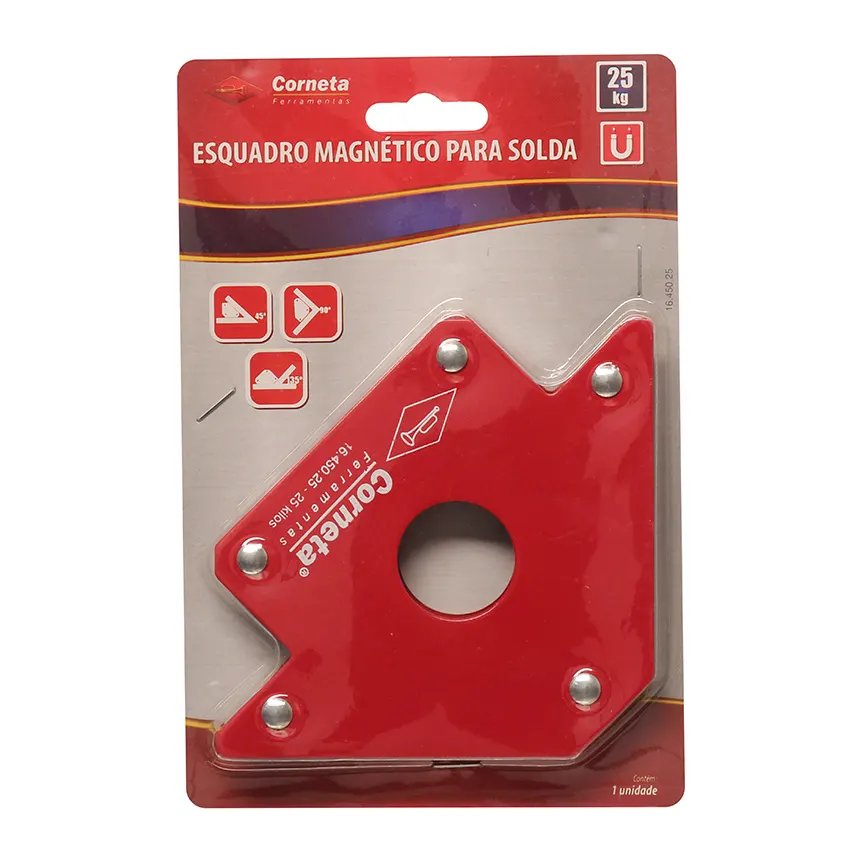 Esquadro Magnético 4"50LB 25kg — imagem 3