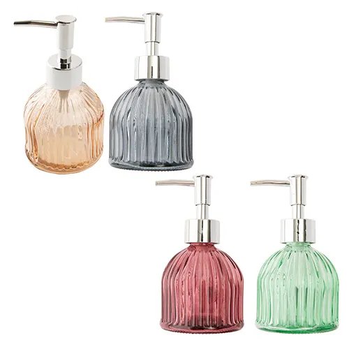 Dispenser Sabonete Liquido 200 ml Vidro e Plástico PP 14,3 cm x 7,5 cm x 7,5 cm — imagem 2