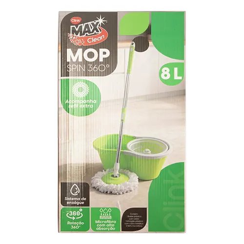 Mop Spin 360 8 L Plástico PP 39 cm x 22 cm x 17 cm — imagem 2