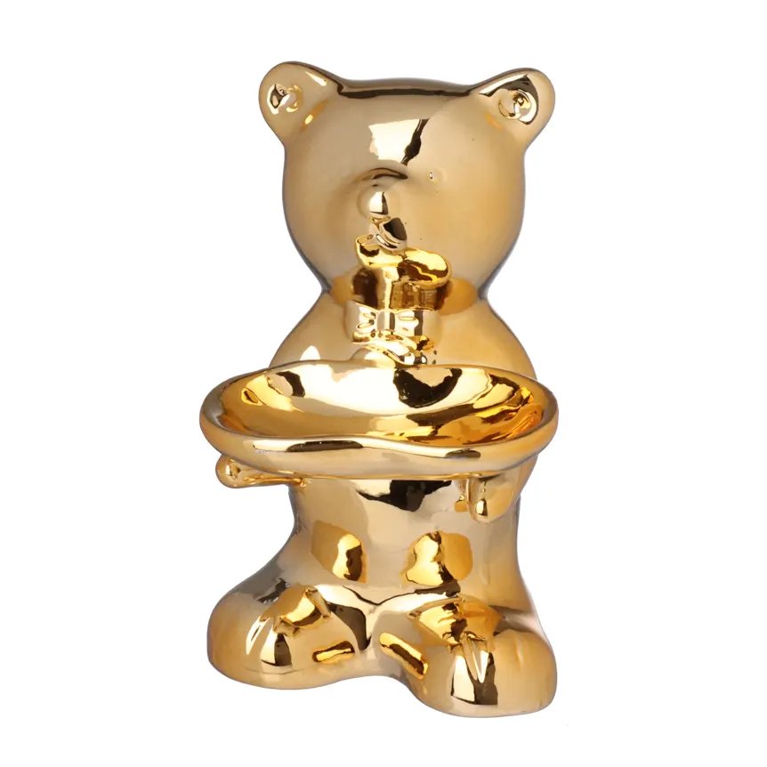 Figura Urso Noz Dourada 140mm — imagem 2