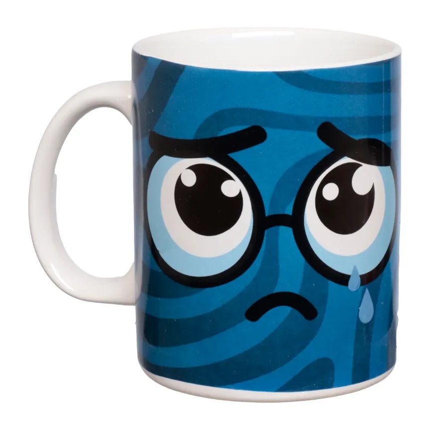 Caneca Humor Tristeza 330ml — imagem 2