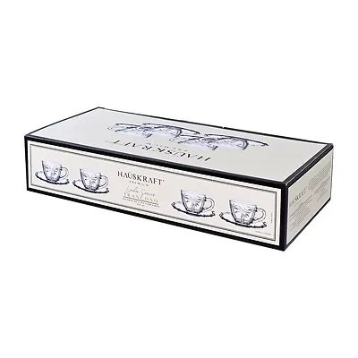 Xícara de Café Tran Transparente 100ml 4 Peças — imagem 3