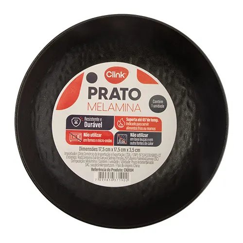 Prato Redondo Fundo P Melamina 17,5 cm x 17,5 cm x 3,5 cm — imagem 2