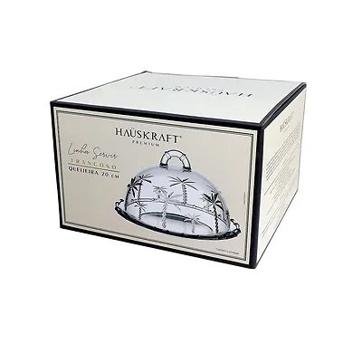 Queijeira Vidro Trança 20cm — imagem 3