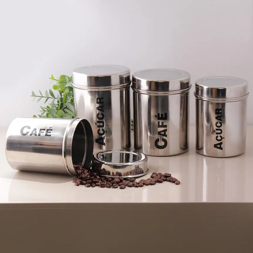 Pote Açúcar Viena 13cm Inox — imagem 2